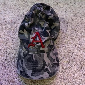 Vintage University of Arkansas Camouflage Baseball Hat